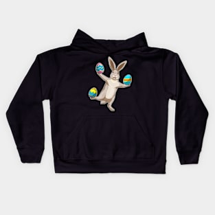 Bunny Easter Easter eggs Dance Kids Hoodie